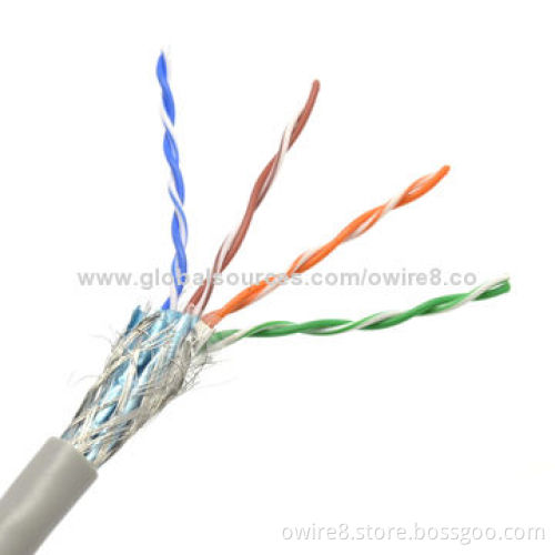 STP Cat5 Cable, Braiding Shiled, 60 or 75°C Rated Temperature